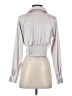 Assorted Brands Silver Long Sleeve Blouse Size S - photo 2