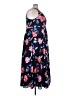 Torrid Floral Blue Casual Dress Size 26 - photo 4