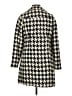 Coldwater Creek Houndstooth Ivory Coat Size 12 - photo 2