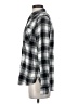 Express Plaid Gray Long Sleeve Button-Down Shirt Size XS - photo 5