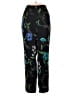 Calvin Klein 100% Polyester Print Black Casual Pants Size 4 - photo 1