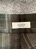 GUNEX Plaid Gray Wool Skirt Size 6 - photo 4