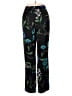 Calvin Klein 100% Polyester Print Black Casual Pants Size 4 - photo 2