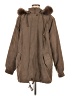 St. John's Bay 100% Polyester Brown Coat Size M - photo 1