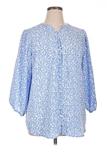 Monday Fun 3/4 Sleeve Blouse (view 1)