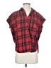 Madewell Plaid Red Sleeveless Blouse Size XXS - photo 1