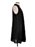 DKNY 100% Polyester Solid Black Casual Dress Size L - photo 4