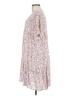 Ceny 100% Rayon Floral White Casual Dress Size M - photo 5