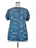 Lands' End Blue Short Sleeve Top Size 18 - photo 2