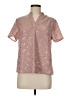 Assorted Brands 100% Polyester Pink Short Sleeve Blouse Size 6 - photo 1