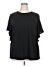 Acting Pro Black Short Sleeve Top Size 2X - photo 1