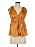 BCBGMAXAZRIA Orange Gold Sleeveless Blouse Size XS - photo 1