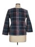 Alfred Dunner 100% Acrylic Plaid Purple Blazer Size 14 Petite - photo 1