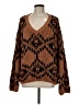 Shein Chevron-herringbone Brown Pullover Sweater Size 8 - 10 - photo 1