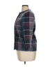 Alfred Dunner 100% Acrylic Plaid Purple Blazer Size 14 Petite - photo 5