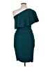Xscape Solid Teal Cocktail Dress Size 14 - photo 2