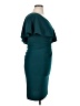 Xscape Solid Teal Cocktail Dress Size 14 - photo 4