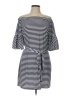 Donna Morgan Stripes Blue Casual Dress Size L (estimated) - photo 1