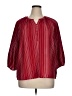 Assorted Brands 100% Polyester Red 3/4 Sleeve Blouse Size XL - photo 1