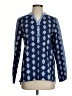Appleseeds Blue Long Sleeve Henley Size S - photo 1