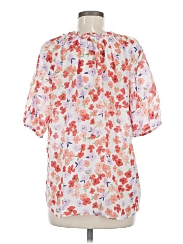 Ann Taylor Factory Short Sleeve Blouse (view 2)