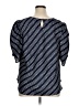 Ryegrass 100% Polyester Blue Short Sleeve Blouse Size 1X - photo 2