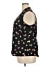 Nic + Zoe 100% Polyester Black Sleeveless Blouse Size XXL - photo 5