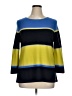 Bianca Color Block Blue Pullover Sweater Size 14 - photo 1