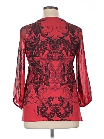 One World 3/4 Sleeve Blouse (view 2)