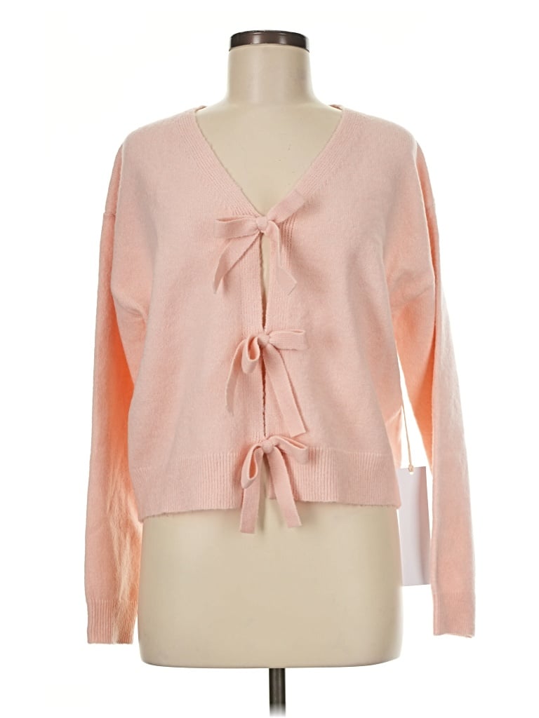 Lumiere Cardigan Sweater In Pink