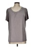 Ambrielle Gray Short Sleeve Top Size L - photo 1