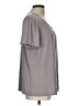 Ambrielle Gray Short Sleeve Top Size L - photo 4
