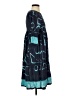 Assorted Brands Graphic Teal Casual Dress Size S - photo 4