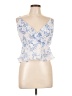 1.State 100% Polyester Blue Sleeveless Blouse Size L - photo 1