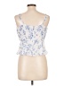1.State 100% Polyester Blue Sleeveless Blouse Size L - photo 2