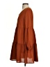 Unbranded Solid Brown Casual Dress Size S - photo 5