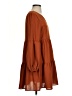 Unbranded Solid Brown Casual Dress Size S - photo 4