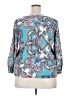 Chico's Paisley Teal Pullover Sweater Size XXL (4) - photo 2