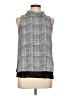 Alfani 100% Polyester Gray Sleeveless Blouse Size 10 Petite - photo 1