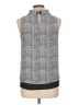 Alfani 100% Polyester Gray Sleeveless Blouse Size 10 Petite - photo 2