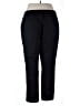 D&Co. Solid Black Casual Pants Size 2X - photo 2