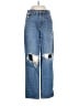 Carmar 100% Cotton Hearts Blue Jeans Size 26 waist - photo 1