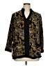 Simonton Says Paisley Black Long Sleeve Blouse Size 1X - photo 1