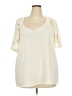Love Scarlett Ivory Short Sleeve Top Size 3X - photo 1