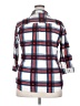 Polly & Esther Plaid Blue 3/4 Sleeve Blouse Size 2X - photo 2