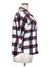 Polly & Esther Plaid Blue 3/4 Sleeve Blouse Size 2X - photo 4