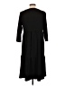 Assorted Brands Solid Black Casual Dress Size L - photo 2