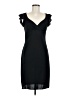Assorted Brands 100% Polyester Solid Black Cocktail Dress Size M - photo 1