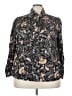 Michael Stars 100% Rayon Paisley Black 3/4 Sleeve Blouse Size 3X - photo 1
