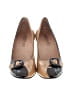 Anyi Lu Black Tan Heels Size EU 36 1/2 - photo 2
